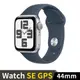 Apple Watch SE 2023 GPS 44mm 銀鋁錶殼配風暴藍運動錶帶(M/L)