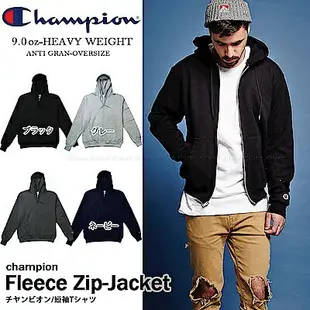 CHAMPION 刷毛連帽外套 美規ZIP HOODIE重磅 拉鍊 抗寒