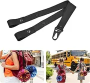 Wzenclave Cheer Bow Holder Nylon Secure Cheer Bag Accessory Cheerleader Velvet Storage Fixed Strap Personalized Cheerleader Strap Adjustable Hanging Ball Storage Rope for Parties Sports Cheerleader