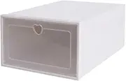 Shoe Box Transparent Plastic Stackable Shoe Storage Box, Shoe Box Moisture Proof Transparent Shoe Cabinet, Drawer Shoe Box, Plastic Simple Shoe Rack