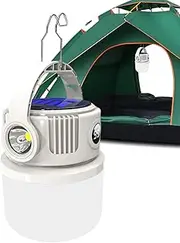 Rrlihjgu Solar Lanterns Outdoor Waterproof - Power Outage Light - LED Portable Waterproof Flashlight Lantern with Digital Display for Survival Tent Pathway Lawn Gardening Camping Outdoor Activities