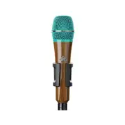 Telefunken M80 Custom Dark Wood/Turquoise Dynamic Microphone