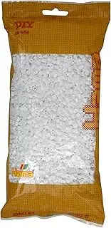 Hama White Midi Beads, 6000 Pieces