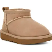 UGG(r) Kids' Classic Ultra Mini Water Resistant Boot in Sand at Nordstrom, Size 8 M