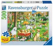 Ravensburger - At The Dog Park Puzzle 500pc Large Format