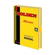 Holden Monaro Owners Manual A5 Notebook