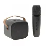 Bluetooth Speaker with Microphone Portable Karaoke Wireless Karaoke Black