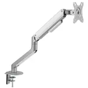 Brateck Single Monitor Economical Spring-Assisted Arm, Matte Grey