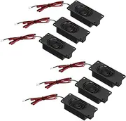uxcell 6 Pcs 3Watt 8 Ohm Single Mini Speaker Full-Range Mobile Portable Advertising Machine Speaker with Terminal Wire Connector Separating Interface for Small Electronic Projects