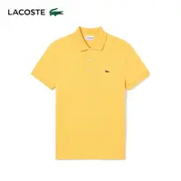 在飛比找momo購物網優惠-【LACOSTE】男裝-經典修身短袖Polo衫(玉米黃)