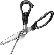 Pinking Shears, Zig Zag Cut Sewing Scissors Fabric Cutting Pinking Shears Scissors for Professional Handheld Dressmaking (5mm)