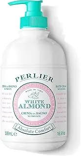 Perlier White Almond Nurturing Bath Cream, 16.9 fl. oz.