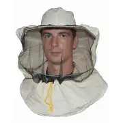 Beekeeping Mask Bee Honey Hat Head Face Protector Cap Mesh Net Mosquito Veil New