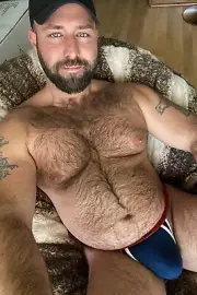[F117] Male Model Showing Off Body To Viewer Fine Art Hunky Physique