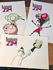 Invader Zim Poster Lot of 3 Prints 11" x 17" Nickelodeon Animated Animation