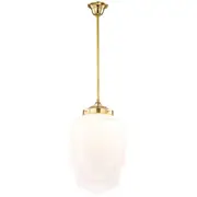 Northcote Pendants Lights Brass Art Deco Bergerac Lighting Period Inspirations
