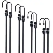 Bungee Cords with Hooks 8 Pack Bungee Cord Includes 12 inches 18 inches 24 in...