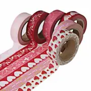 Valentine's Day Love Heart Washi Tape Planner Supply Wedding Craft Cards Journal