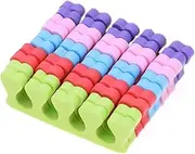 100pcs Toe Separators Finger Dividers (50 Pairs) Disposable Pedicure for Nail Foot Salon, Foam Toe Separators Professional Nail Art Fingers Foots Sponge Cushions for Nail Polish