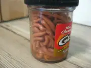Berkley Gulp 1.1 Oz Jar Brown Earthworms GEW-BR Fish Bait