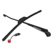350X400MM Manual UTV Windshield Wiper 15.7 Inch Wiper Kit for RZR 800 900 1000 Can Am Black