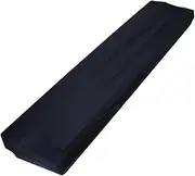 AKOOSY Key Piano Cover Elastic Cloth Design for Electronic Keyboard Breathable Stretchable Protects Against Dust Debris for Pianos Black