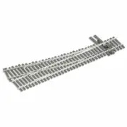 Peco SL-E8351 HO-Scale Code 83 #5 Right-Hand Turnout Electrofrog Nickel Silver