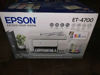 BRAND NEW Epson EcoTank ET-4700 Wireless All-In-One Supertank with ADF printer