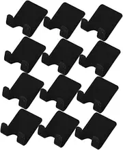 15Pcs Strong Adhesive Wall Hooks for Razor Shaver Storage No Drill Installation Multi Purpose Self Adhesive Holders for Smooth Surfaces Space Saving Bathroom Accessories