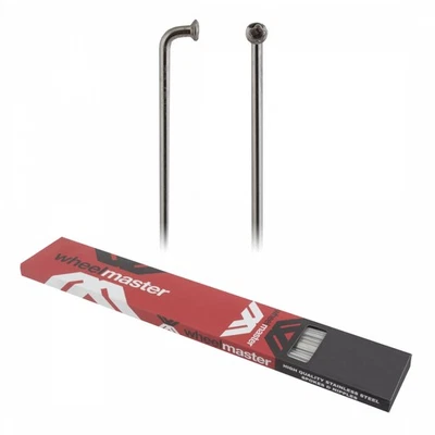 Wheel Master Stainless Steel Spokes J-Bend 2.0 (14G) 298mm Silver