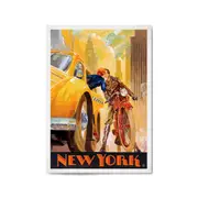 Romantic Goodbye, New York USA Vintage Wall Art