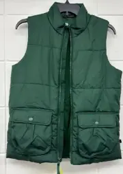 All In Motion Green Secured Hand Pockets Kid's Puffer Vest Size S (6/7)