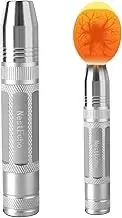 NestEcho LED Light Egg Candler Tester Egg Candler Tester Candling Lamp for All Egg Type… (Silver)