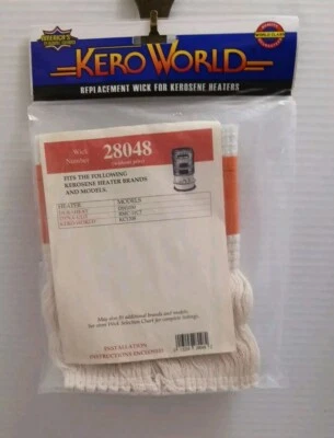 New Old Stock Kero World Kerosene Heater Replacement Wick 28048