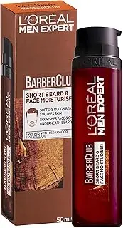 L'Oreal Paris Men Expert Short Beard Moisturiser, Softens Rough Beard, Soothes Skin, Nourishes Skin Undernea