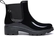 [Tarramarra] Women Rain Boots Waterproof PVC Ankle Gumboots Wool Insole Vivily