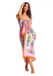 Seafolly L135948 Multi Under the Sea Under the Sea Pareo One Size