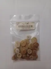 Tan Button Assortment 40 Count Crafting, sewing, Garments, The Buckeye Tree