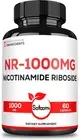 1000Mg NAD Supplement with Nicotinamide Riboside NR - Cellular Support, Aging...