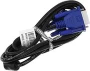 LALAFINA 2Pcs Vga Data Cable for Monitor Screen Cable Durable Connection for Projectors Supports Resolution Compact and Lightweight Design