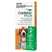 Credelio Plus Dog Medium 5.5-11kg Orange Chew 1 Pk 3 Pk 6 Pk Flea Tick Control