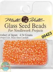 Mill Hill Glass Seed Beads 4.54g Tangerine #00423