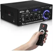 Generic AK45 PRO 425W 2.0 Channel Wireless Bluetooth 5.0 Power Amplifier System, Home Amplifiers FM Radio, USB, SD Card, Remote Control Home Theater Audio Stereo System