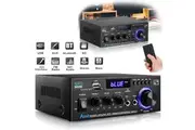 OZNALA 600W bluetooth Stereo Amplifier Amp HIFI Audio Radio 2CH USB AUX FM Car Home 2 Channel Amplifier System