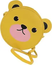 Children's Bags Purse Mini Purses for Bear Shoulder Bag Small Crossbody Purse Small Purse Shoulder Bag for Girl Crossbody Bag Girl Shoulder Bag Pu Leather Yellow SHERCHPRY