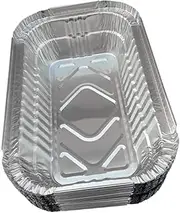 20Piece Aluminum Grill Drip Pans for BBQ Weber Grills 700ml 20x13x5cm