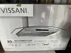 NEW Vissani 30 in. W Convertible Glass Wall Mount Range Hood w/2 Charcoal Filter