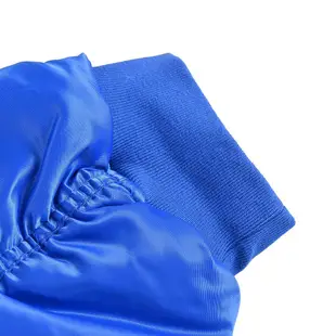巴黎世家Balenciaga藍色字母刺繡袖子抓褶鋪棉夾克外套 代購