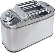 Jerry Cans 5L 10L Stainless Steel Fuel Tank, Gasoline Tank, Gasoline Drum, car, Motorcycle, Truck, car, Fuel Tank with Oil Pipe Fuel Can(10L)