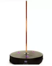 X-STAGE Standard 45mm Brass Spinning Static Dance Exercise X Pole Podium Set